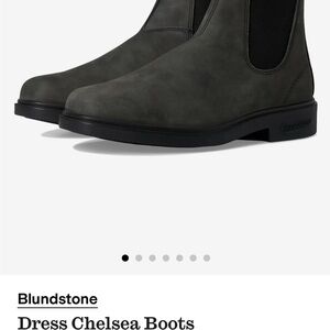 Blundstone Gray Dress Chelsea Boots